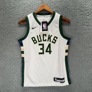 Youth Milwaukee Bucks Giannis Antetokounmpo Nike Swingman Jersey Size M 10/12